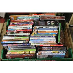 FLAT OF DVD'S