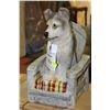 ANGEL DECOR 'JAGER' HUSKY STATUE