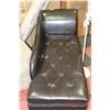 LEATHERETTE CHAISE LOUNGE CHAIR (USED)