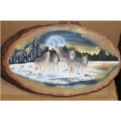 WOLF PACK HANGING ORNAMENT