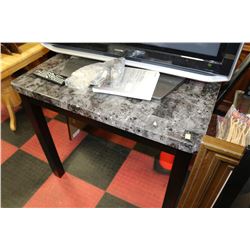 FAUX MARBLE BAR TABLE (SCRATCH ON TOP)