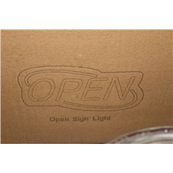 NEW NEON OPEN SIGN