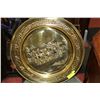 Image 1 : LARGE BRASS DECORATIVE WALL HANGING PLATE