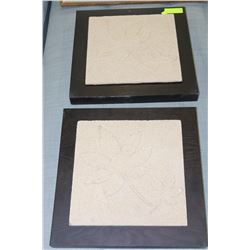 PAIR OF SANDCAST PICTURES ON CHOICE