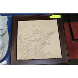 FLORAL SANDCAST PICTURE