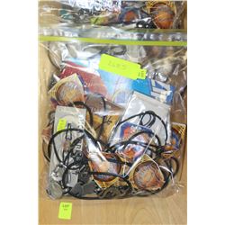 BAG OF FINE PEWTER JEWELLERY