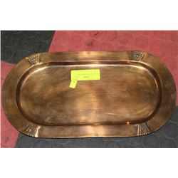VINTAGE SOLID COPPER TRAY