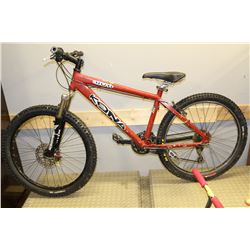 KONA 21SPD FRONT SUSP, FRONT DISC BRAKES MTN BIKE