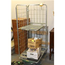 METAL SHIPPING & RECIEVING CART