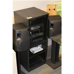 JVC STEREO W/ STANDS