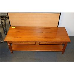 SOLID WOOD COFFEE TABLE WITH DRAWERS