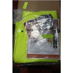 PAIR OF SAFETY RAIN PANTS