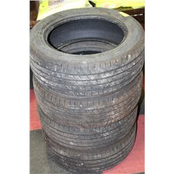 SET OF KUMHO7 205/55/16 SUMMER TIRES