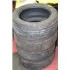 Image 1 : SET OF KUMHO7 205/55/16 SUMMER TIRES