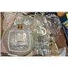 Image 1 : FLAT OF ASSORTED CRYSTAL & GLASSWARE