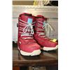 Image 1 : SIZE 10 MENS SNOWBOARDING BOOTS