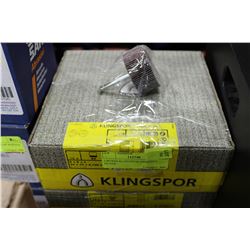 3 BOXES KLINGSPOR ABRASIVE HEADS