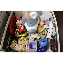 SMALL BOX OF ASSORTED FIGURES