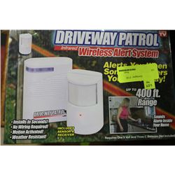 DRIVEWAY PATROL WIRELESS ALERT SYSTEM