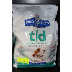 BAG OF ORAL HEALTH DOG FOOD
