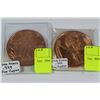 Image 1 : 1oz  .999 FINE COPPER USA COIN X2