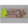 Image 1 : 1986 CANADA 2 DOLLAR BILL LAST SERIES