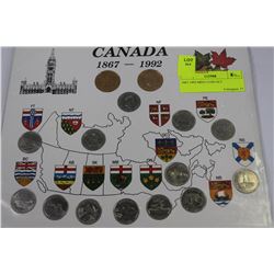 1867-1992 MINT COIN SET