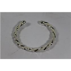 SILVER TWISTED ROPE BRACELET