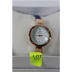 YUKAS WOMENS WATCH - BLUE STRAP