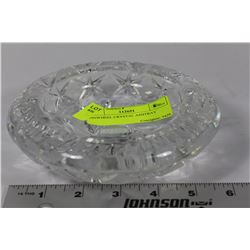 PINWHEEL CRYSTAL ASHTRAY