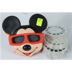 MICKEY MOUSE VIEWMASTER WITH DISCS