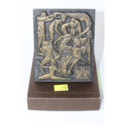EDMONTON 1978 XI COMMONWEALTH GAMES PLAQUE