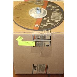 BOX OF 10 NORTONPLUS CUTTING/GRINDING WHEELS