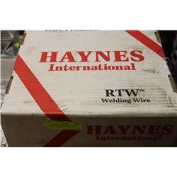 NEW SPOOL HAYNES INT. RTW WELDING WIRE