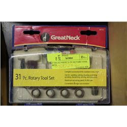 GREAT NECK ROTARY TOOL SET