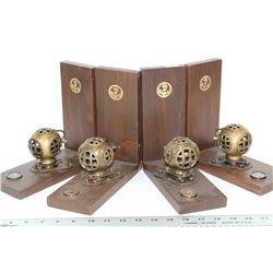 SET OF 4 BOOKENDS