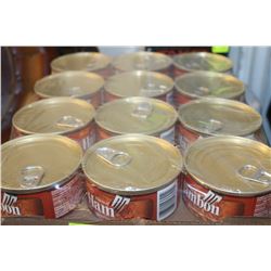 CASE OF 12 CANS OF HAM X2