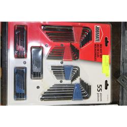 55 PIECE HEX KEY SET