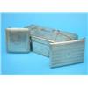 Image 1 : A late Victorian silver cigarette box and two purses....
