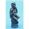Image 1 : A 19th century German silver sealing wax case, modelled as a monkey, playing a mandolin, 2.75 ins...