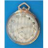 Image 1 : A Swiss 9ct gold dress watch with chequered Arabic dial....
