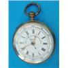Image 1 : A brass cased Tell 'Bent Centre Seconds Chronograph' pocket watch....