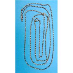 A gold belcher link guard chain, 22.6grms...
