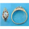 Image 1 : A gentleman's late Victorian 18ct gold ring, claw-set with an old brilliant cut diamond...