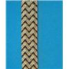 Image 1 : An 18k gold bracelet, of chevron linking, 44.3grms 7.5ins...