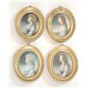 Image 1 : After John Downman (1750-1824) Set of 4 coloured chalk half length portraits, Lady Mary Paice, La...