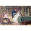 Image 1 : Sir John Gilbert (1817-1897) Watercolour, "The Consultation between the Archbishop of York and Ba...