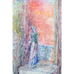 Duncan Grant (1885-1978) Watercolour, Still life of ornaments, Signed and dated '74, 18 x 12 ins....