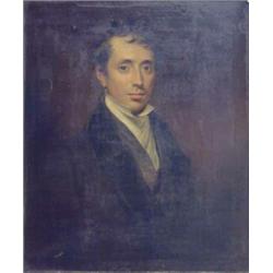Attributed to Sir Henry Raeburn (1756-1823) Oil on canvas, Portrait of John Grant, 30 x 25 ins....