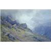 Image 1 : Percy Dixon (1862-1924) Watercolour, "Among the tumbled fragments of the hills" Signed, Royal Ins...